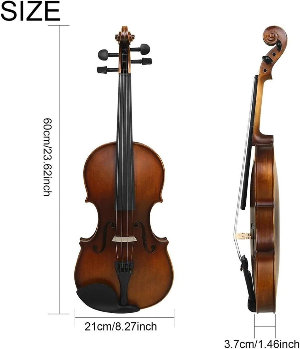 violon Violon 4/4 pleine grandeur adapté aux débutants et comprenant des accessoires