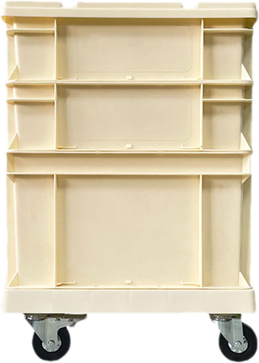 Panier avec roulettes pour rangement | Conteneurs résistants à grande capacité - Paniers organisateurs avec couvercles et roues, pour maison, bureau, extérieur, camping, garage, grenier, emballage