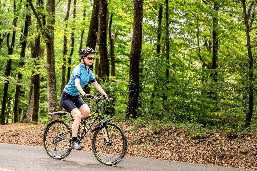 Chillaxx Falcon VTT de 24, 26, 27,5 et 29″, pour garçons, filles, femmes et hommes, frein à disque, dérailleur à 21 vitesses, suspension complète
