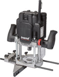 Trend T12 Défonceuse Plongeante, 2300W, 12mm, 230V, Profondeur 80mm, Montage Serrures et Joints, T12EK/EURO