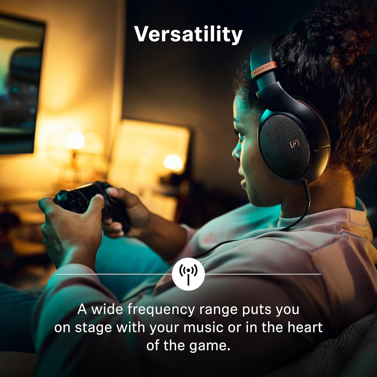 Sennheiser HD 505 - Casque Gaming Filaire Over Ear avec Son Transparent et Basses Contrôlées, Confort Amélioré, Studio pour Musique, Travail, Casque PS4, Audiophiles, Étudiants, Voyage, Édition Cuivre