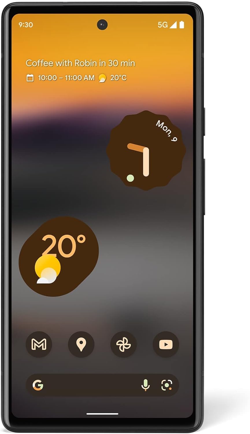Google Pixel 6a – Smartphone Android 5G débloqué avec appareil photo de 12 Mpx et 24 heures d'autonomie – Charbon – Version FR (Reconditionné)