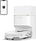 dreame D20 Pro Plus Robot Aspirateur 2-en-1, 13 000 Pa, Double Brosse, Auto-Vidage, Laser Navigation, Capteur Distance, Poils d’Animaux, Coins, Sols Durs & Tapis, Batterie 5200 mAh