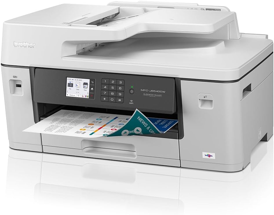 Brother MFC-J6540DW - Imprimante Multifonction 4 en 1 (Impression/Copie/Scan/Fax) - Jet d'encre Couleur - A4/A3 - Bacs de 250 Feuilles - Wifi Direct