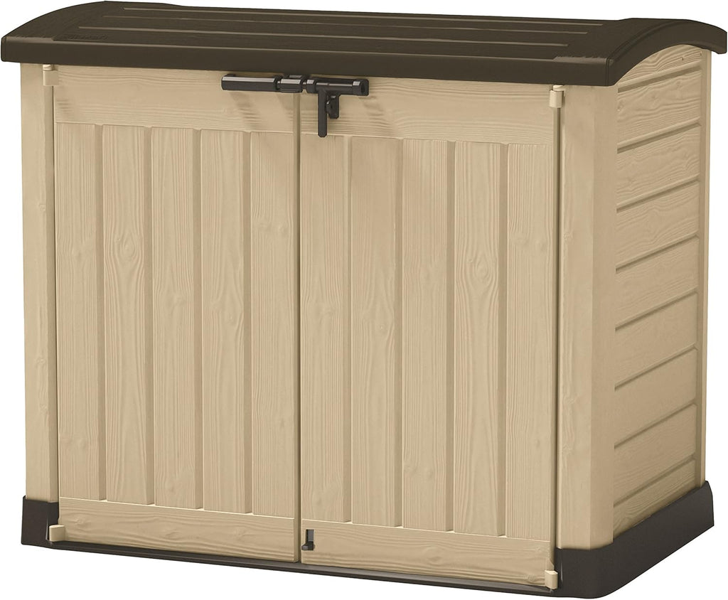 Keter M291820 Store It Arc 120 Boîte de rangement d'extérieur en résine