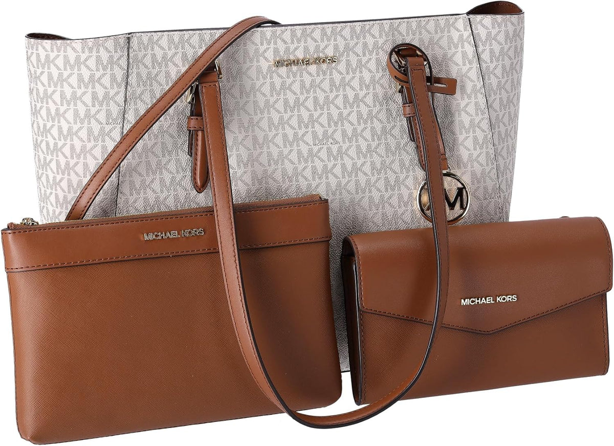 Charlotte Grand sac à main fourre-tout 3 en 1 en cuir