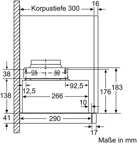 Bosch DFM064W54 Hotte télescopique Série 2, 1 moteur, 3 vitesses d'aspiration Eclairage LED, 60 cm, Silver