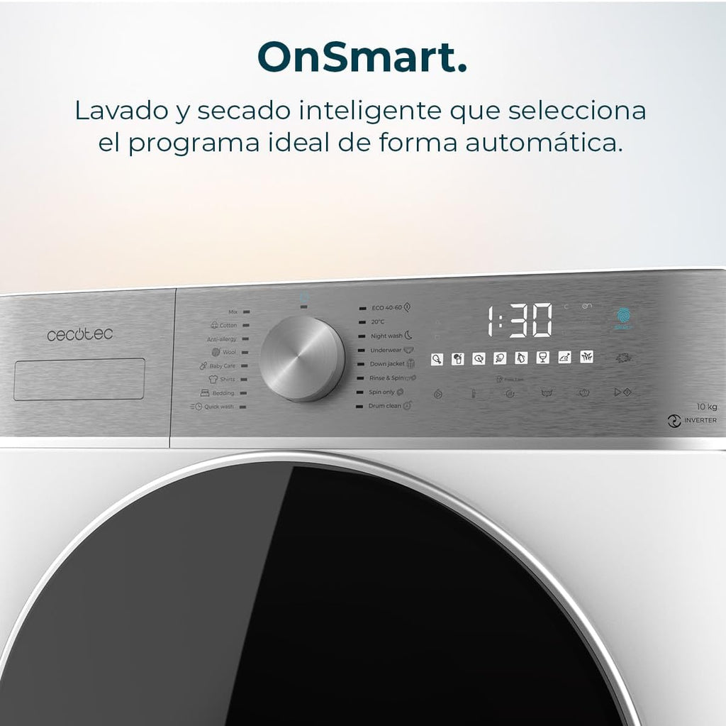 Lave-linge à chargement frontal Cecotec Bolero DressCode 10800 Inverter A