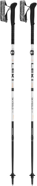 LEKI Skysolo FX.One Carbon Bâtons de randonnée Pliables et légers pour la randonnée à Thru et l'alpinisme