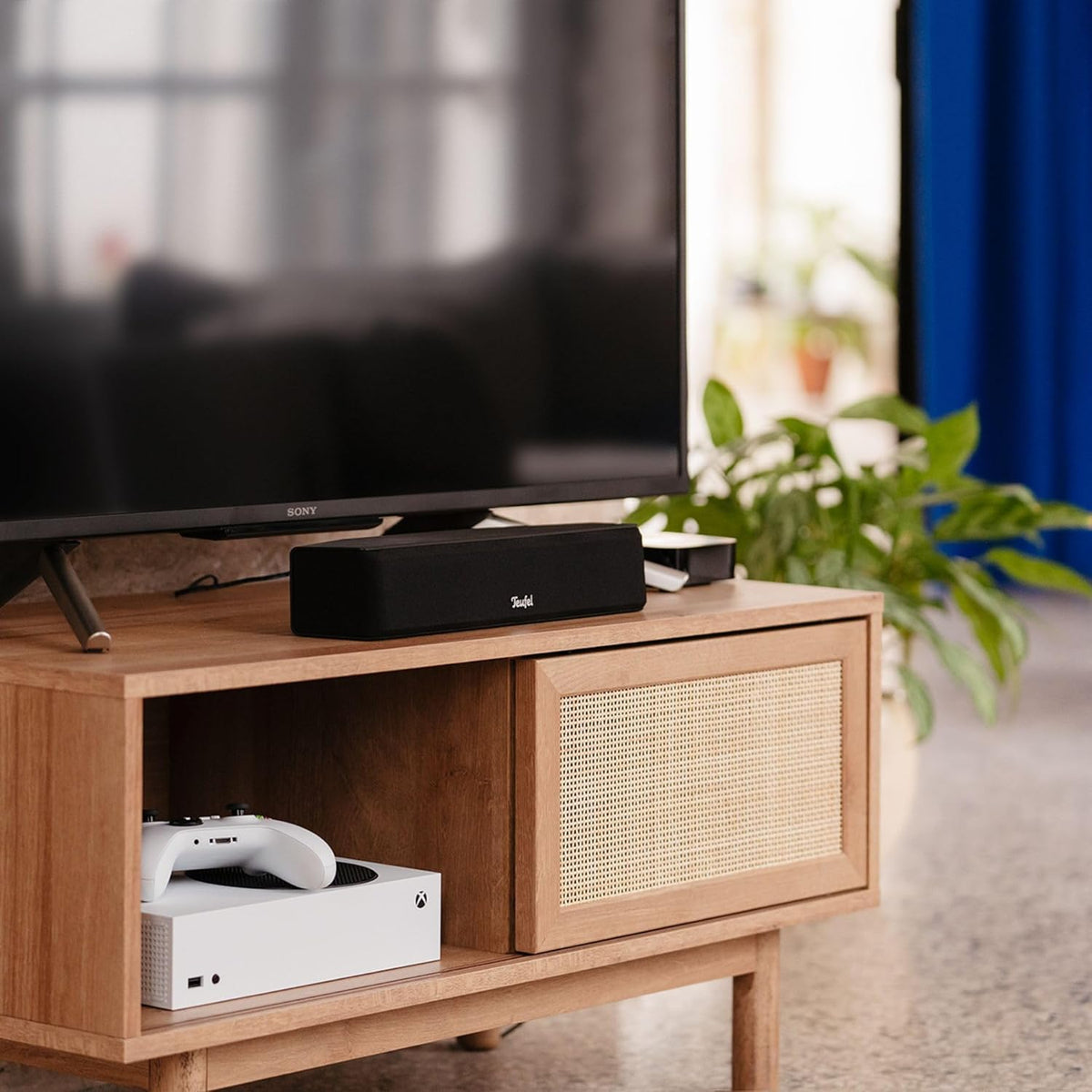 Teufel Cinebar One Barre de Son Bluetooth Dynamore HDMI CEC Arc (Black)