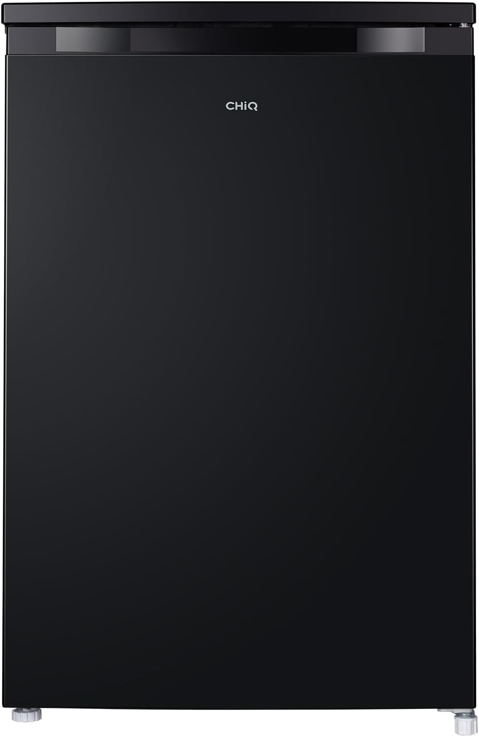 CHIQ Réfrigérateur congélateur 107 L, Classe D, Efficacité énergétique, Ultra silencieux (39 dB), Contrôle de l'humidité, Porte réversible