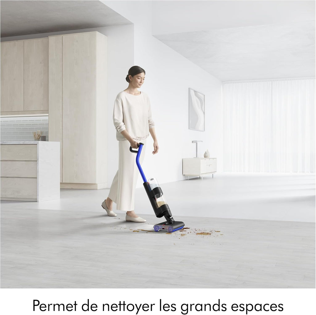 Dyson WashG1 Nettoyeur de sols durs – Nettoyage Humide Puissant (Noir/Bleu)