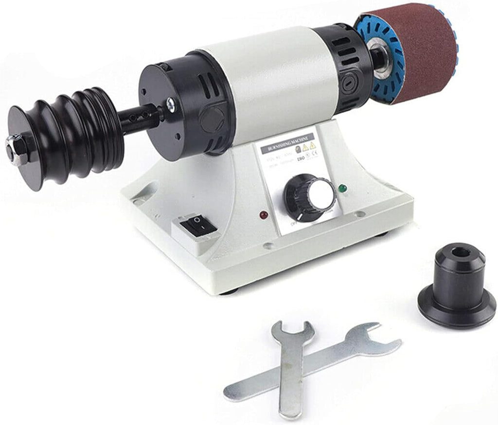 Polisseuse électrique pour cuir - 350 W - Machine Burnisher - 8000 tr/min - Pour cuir - Polisseuse - Pour métal, plastique, caoutchouc