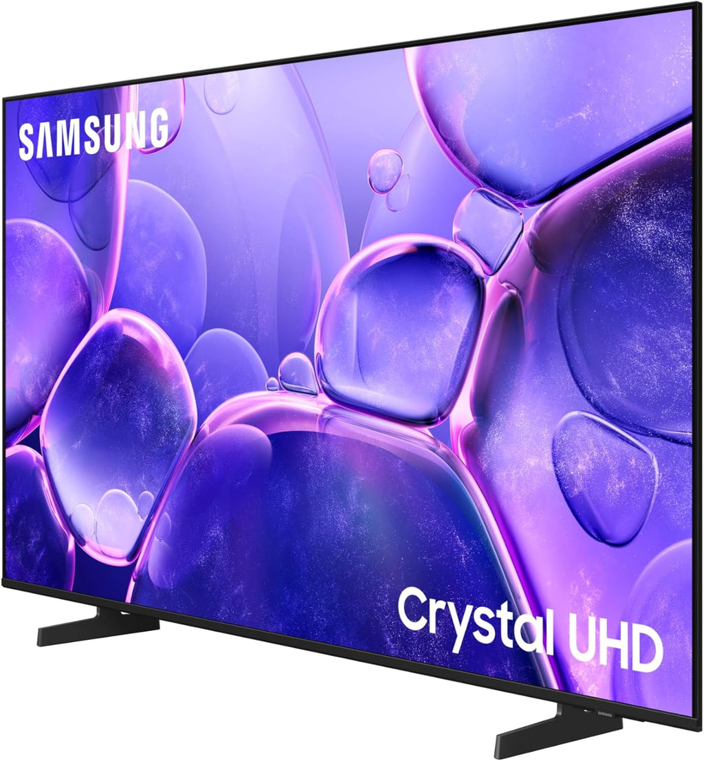 TV 55 Pouces Crystal UHD 55U8075F 4K Smart TV, Bluetooth, WiFi, Airplay, Crystal Processor 4K, HDR, Q-Symphony, Knox Security, Gaming Hub, Bixby, Applications opérateurs intégrées