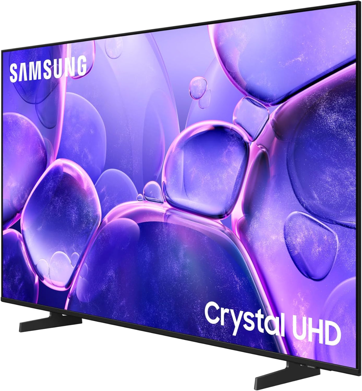 TV 55 Pouces Crystal UHD 55U8075F 4K Smart TV, Bluetooth, WiFi, Airplay, Crystal Processor 4K, HDR, Q-Symphony, Knox Security, Gaming Hub, Bixby, Applications opérateurs intégrées