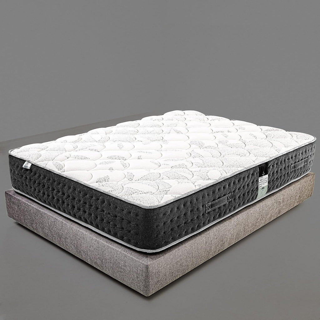 Luxury Literie | Matelas Sérénité 140 x 190 cm | Ressorts Ensachés | Mousse Haute Densité | Indépendance de Couchage | Soutien Ferme et Durable | 27cm