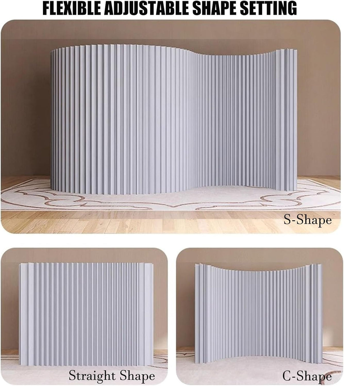 Paravent Interieur Cloison De Séparation Pliable En Papier, Séparateur De Chambre Intérieure Moderne, Partition De Bureau De Diviseur De Mur Indépendante Pour La Décoration De La Chambre À Coucher Du