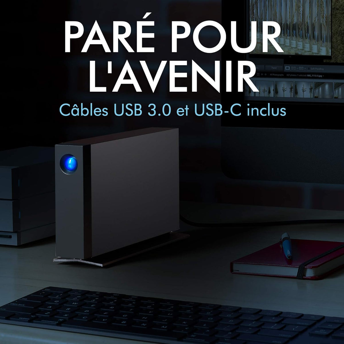 LaCie d2 Professional 14To, disque dur externe portable et de bureau HDD, pour PC Mac & iPad, Data Rescue Service (STHA14000800)