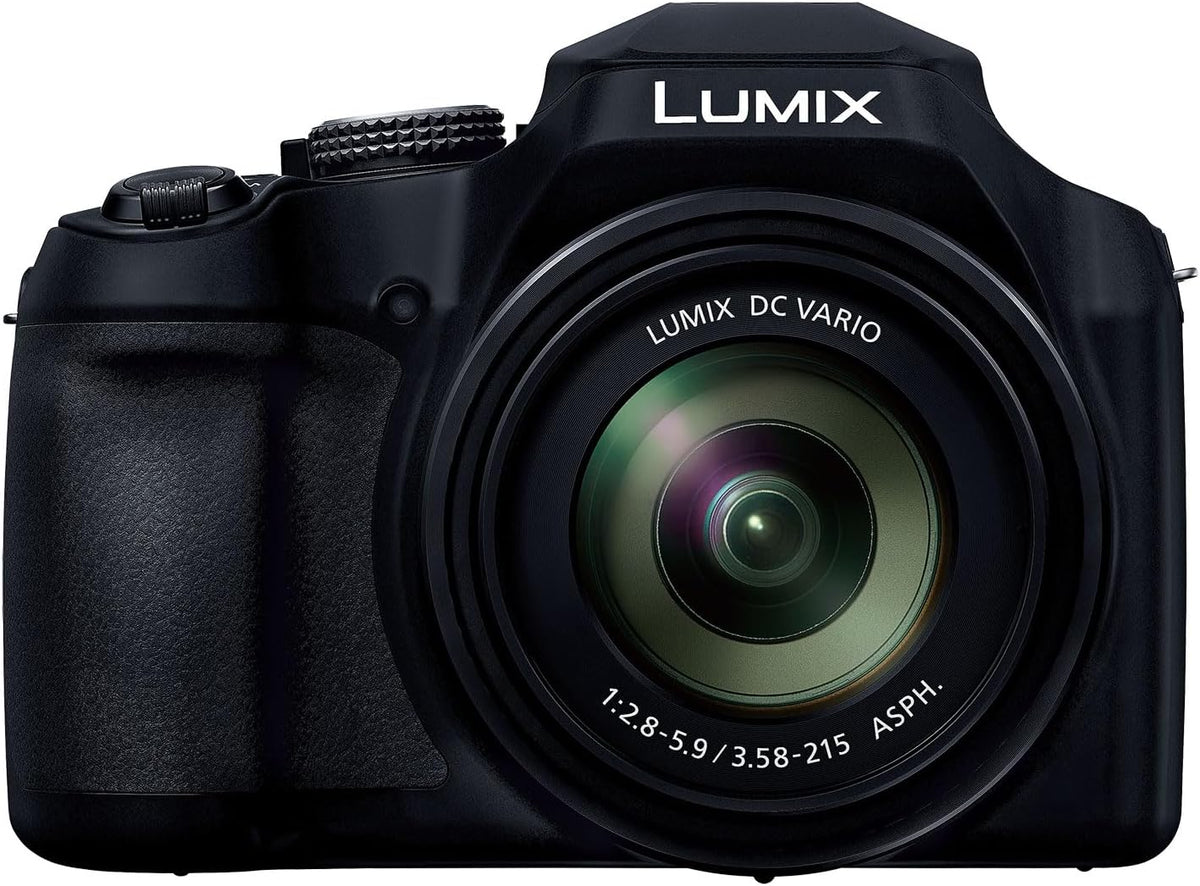Panasonic Lumix FZ82D Appareil Photo Bridge Zoom Puissant (Capteur 18MP, Zoom Lumix 60x F2.8-5.9, Grand Angle 20mm, Viseur OLED, Ecran Tactile, Vidéo 4K, Stabilisation) Noir