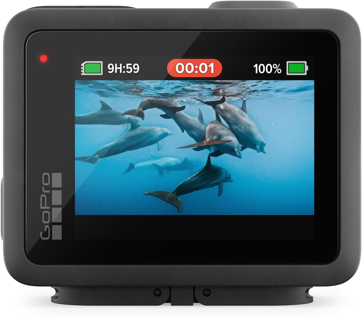 GoPro Hero - Caméra d'action étanche compacte avec vidéo 4K Ultra HD, Photo 12MP, écran Tactile