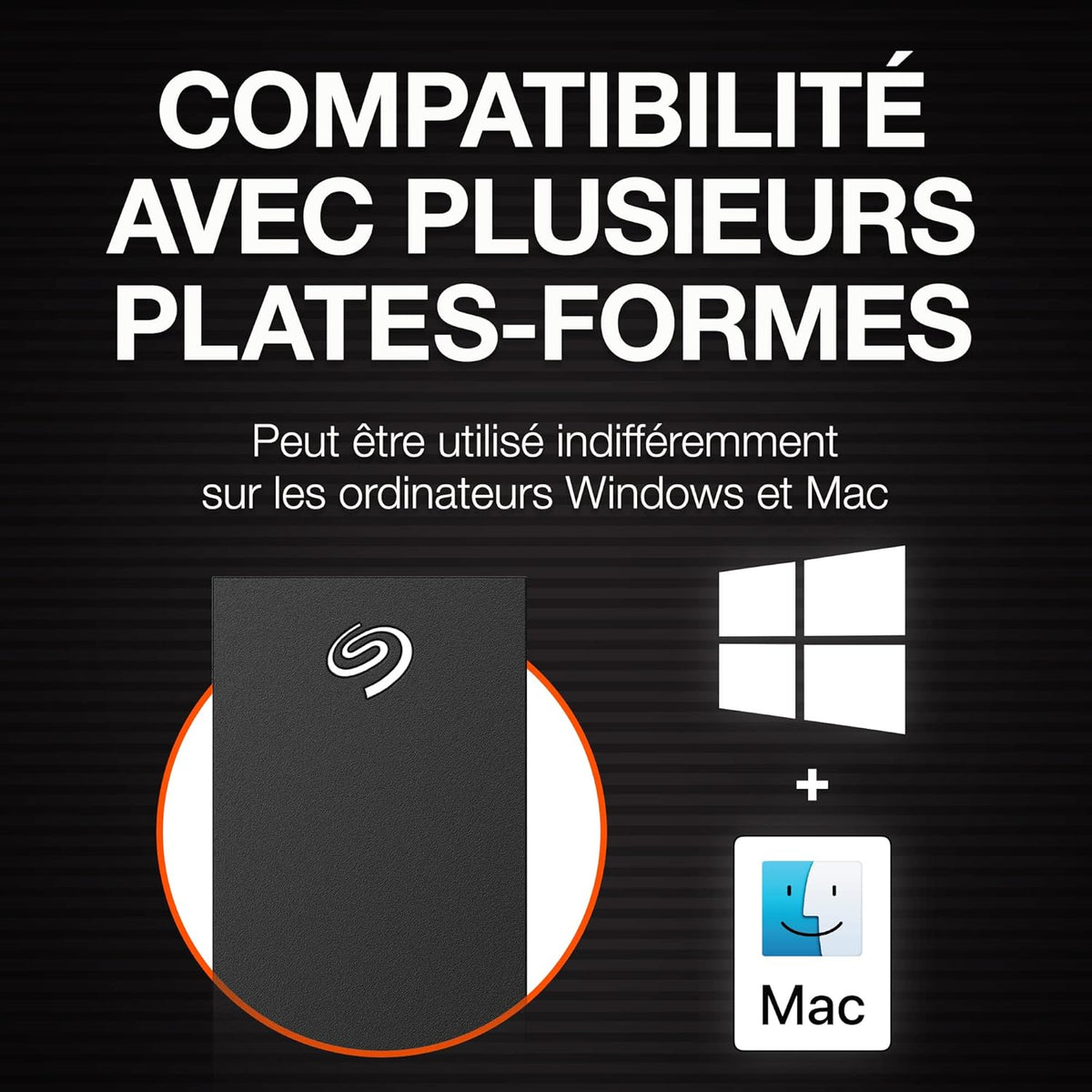 Seagate One Touch Hub 10To, Disque Dur Externe, USB 3.0, pour PC, ordinateur portable et Mac, Services Rescue (STLC10000400)