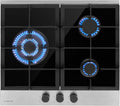 Klarstein Plaque de Cuisson Gaz 3 Feux, Table de Cuisson à Gaz à 3 Brûleurs, 6.2 kW, Piano Cuisine Gaz Encastrable en Acier Inoxydable