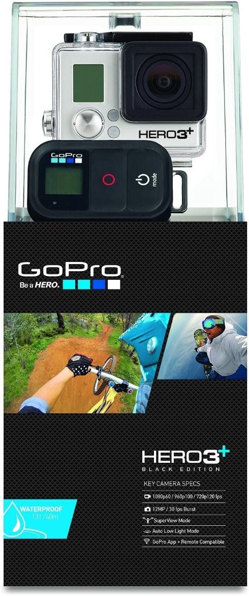 GoPro Hero 3+ Black Edition Caméra d’Action Argent