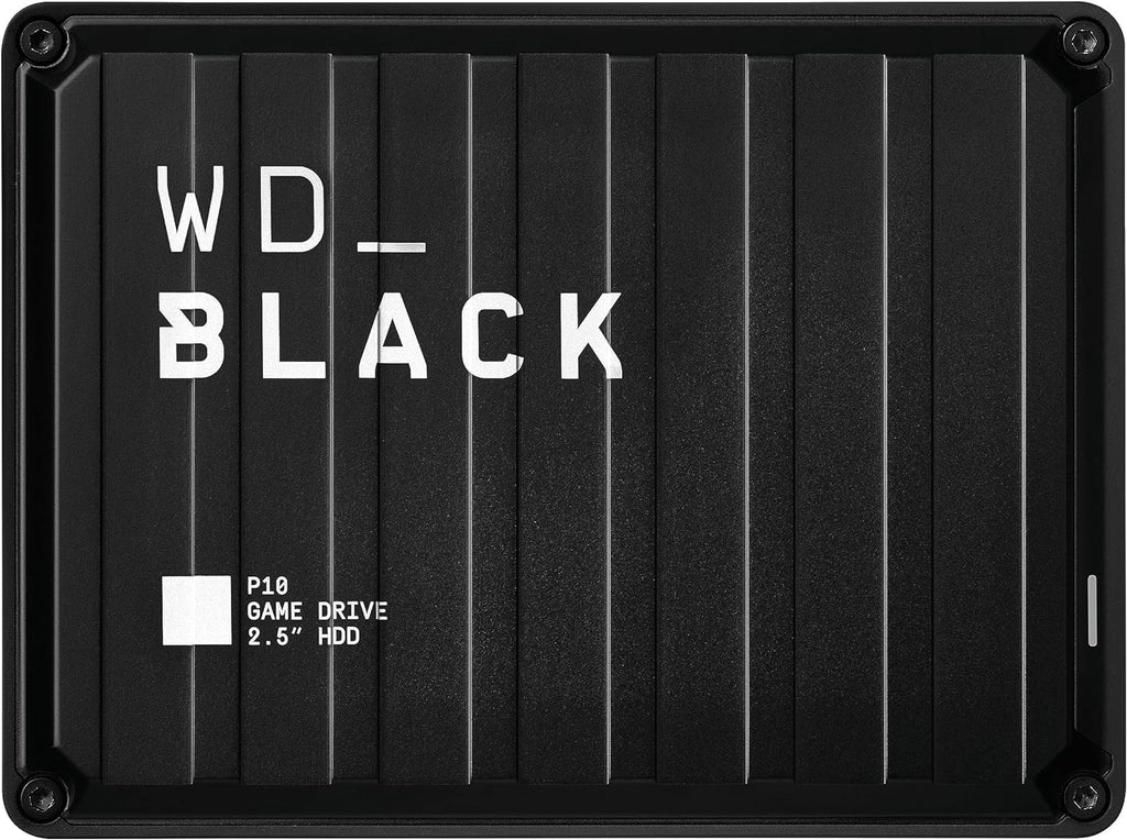 WD_BLACK P10 4 To Disque dur Externe Portable, Robuste et haute performance, Fonctionne avec PC et Console, Stocker jusqu'à 150 jeux, Noir