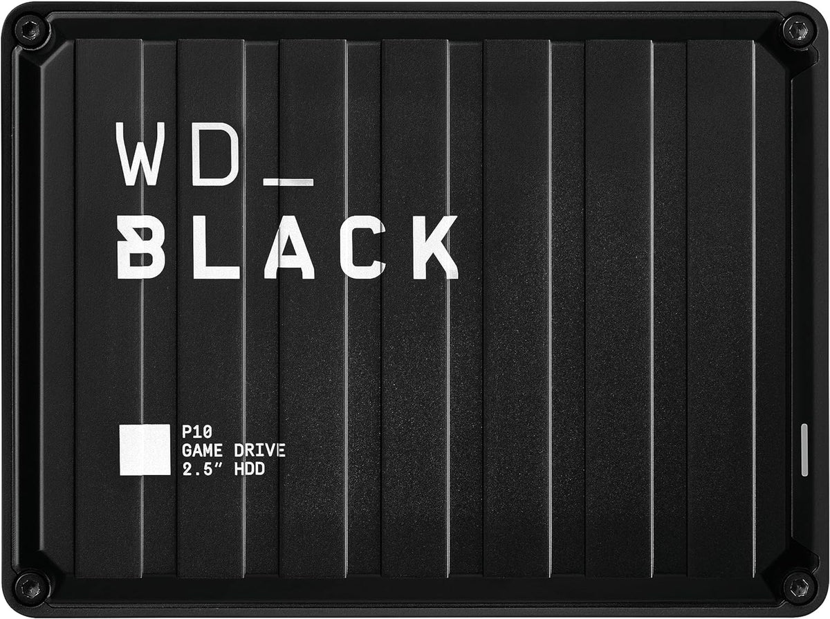 WD_BLACK P10 4 To Disque dur Externe Portable, Robuste et haute performance, Fonctionne avec PC et Console, Stocker jusqu'à 150 jeux, Noir