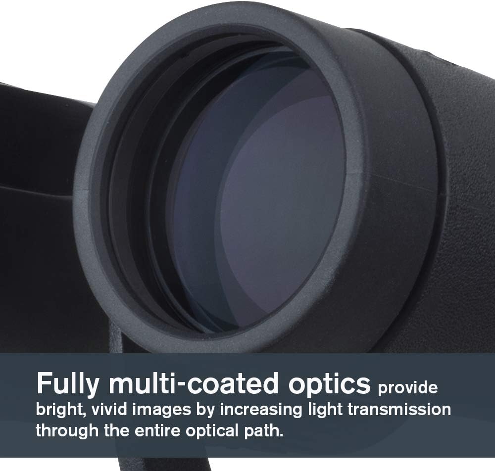 Celestron 71404 TrailSeeker 8x42 BaK-4 Prism Binoculars, Black