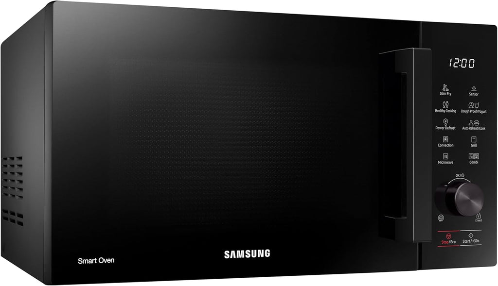 MC28A5137KK/E1 Micro-ondes combiné avec grill et air chaud, 900 W, 28 l, AirFry, Power Defrost, intérieur en céramique émaillée résistant aux rayures, noir