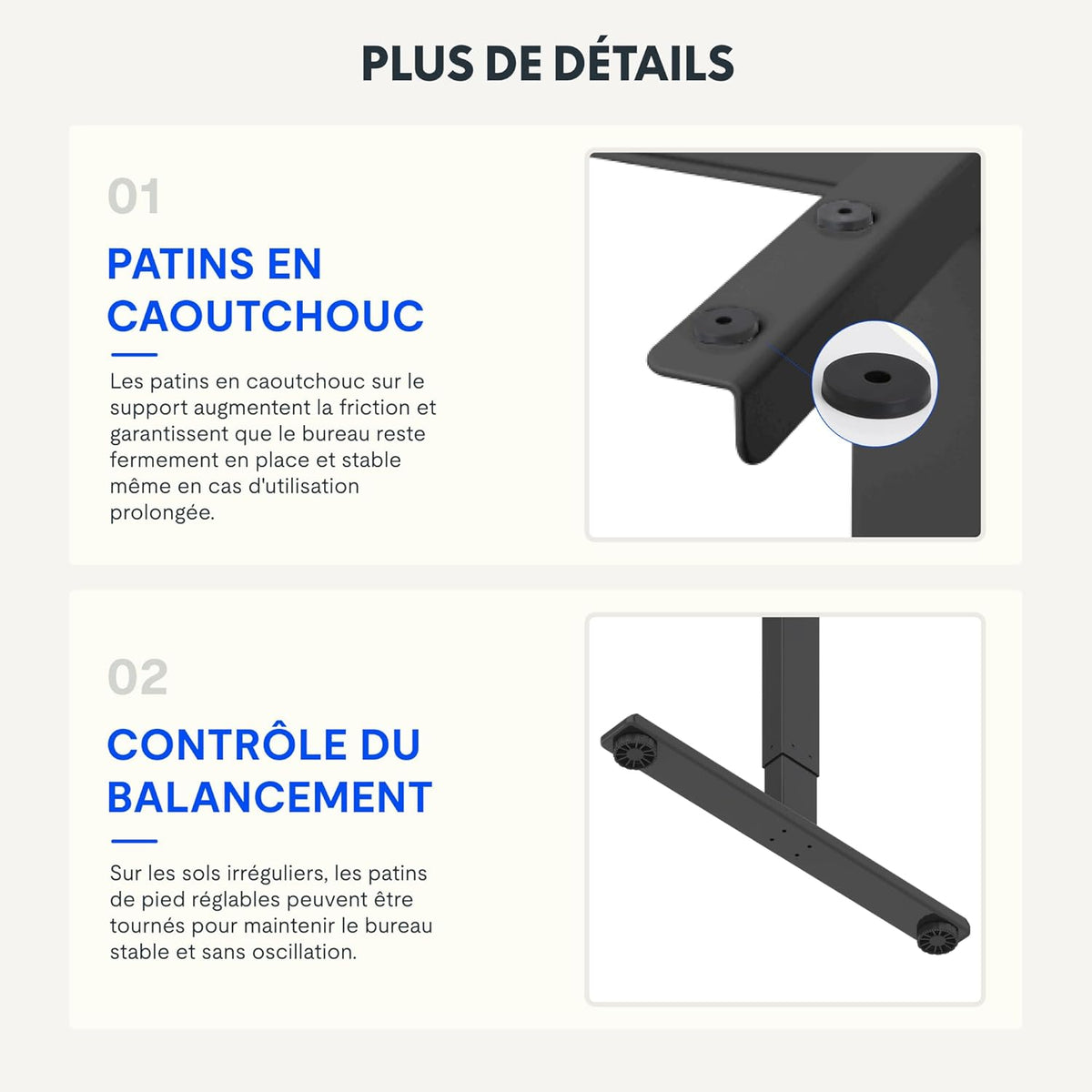 FLEXISPOT EC5 Lite Bureau Assis Debout Électrique à 2 Moteurs,Piétement à 3 Colonnes,Charge 100kg,Bureau Réglable en Hauteur en Acier avec Panneau Smart à Fonctions Mémoires,Noir