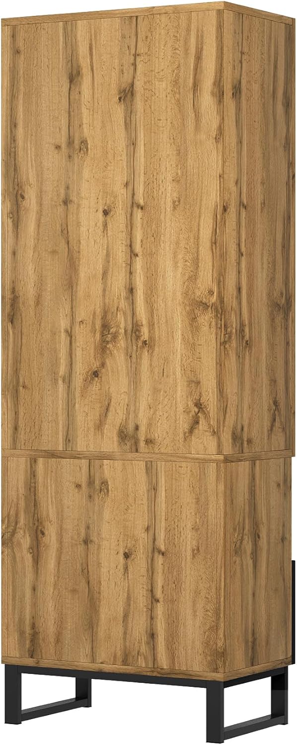 KecDuey Ensemble de garde-robe, 1 tiroir, 1 compartiment avec étagères réglables, avec tringle à vêtements tringle à vêtements uniquement