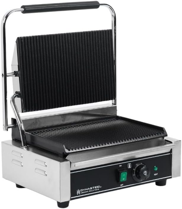 Grill Panini Grande Surface de Chauffe Rainurée
