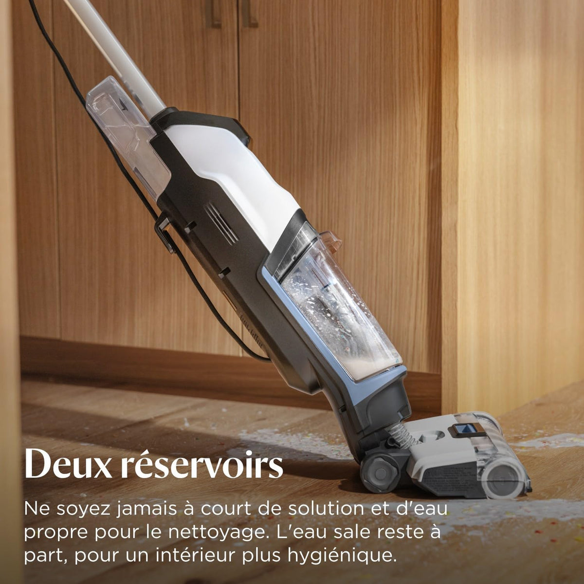 Bissell CrossWave Edge, Aspirateur Laveur, Nettoyeur Multi-Surfaces avec Système Auto-Nettoyant, Aspirateur a Eau Filaire ZeroGap, pour Sols Durs & Tapis, Câble 7.5m, 4088N