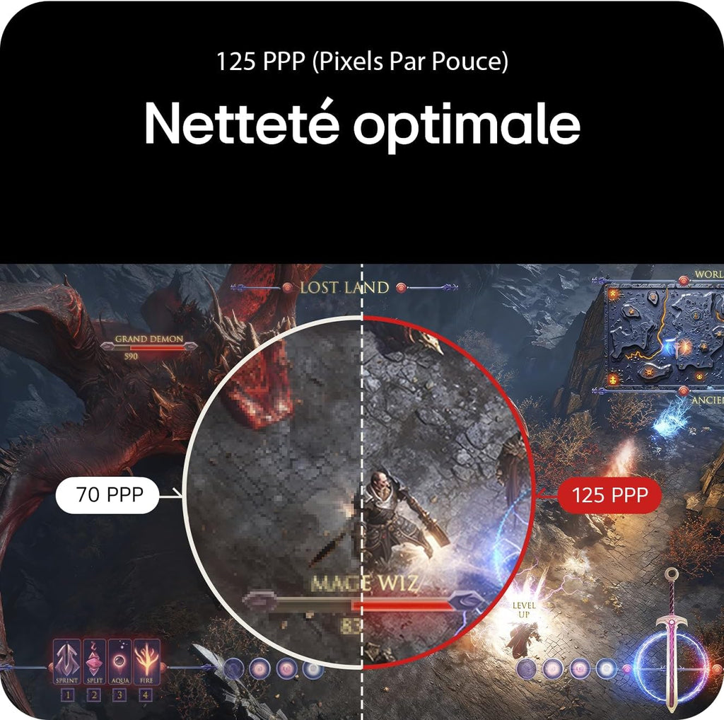LG Ultragear 45GX950A-B Ecran PC Gaming 45" - Dalle OLED résolution 5K2K WUHD (5120 x 2160), 0,03ms 165Hz, DisplayHDR400 True Black, DCI-P3 98.5 pour cent (CIE1976), FreeSync Premium Pro, G-Sync Compatible