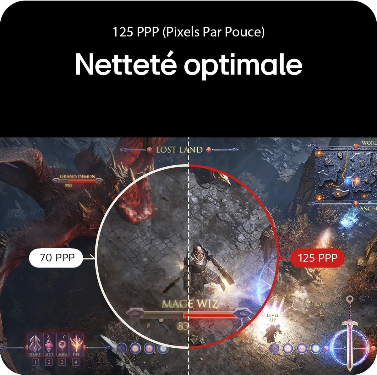 LG Ultragear 45GX950A-B Ecran PC Gaming 45" - Dalle OLED résolution 5K2K WUHD (5120 x 2160), 0,03ms 165Hz, DisplayHDR400 True Black, DCI-P3 98.5 pour cent (CIE1976), FreeSync Premium Pro, G-Sync Compatible