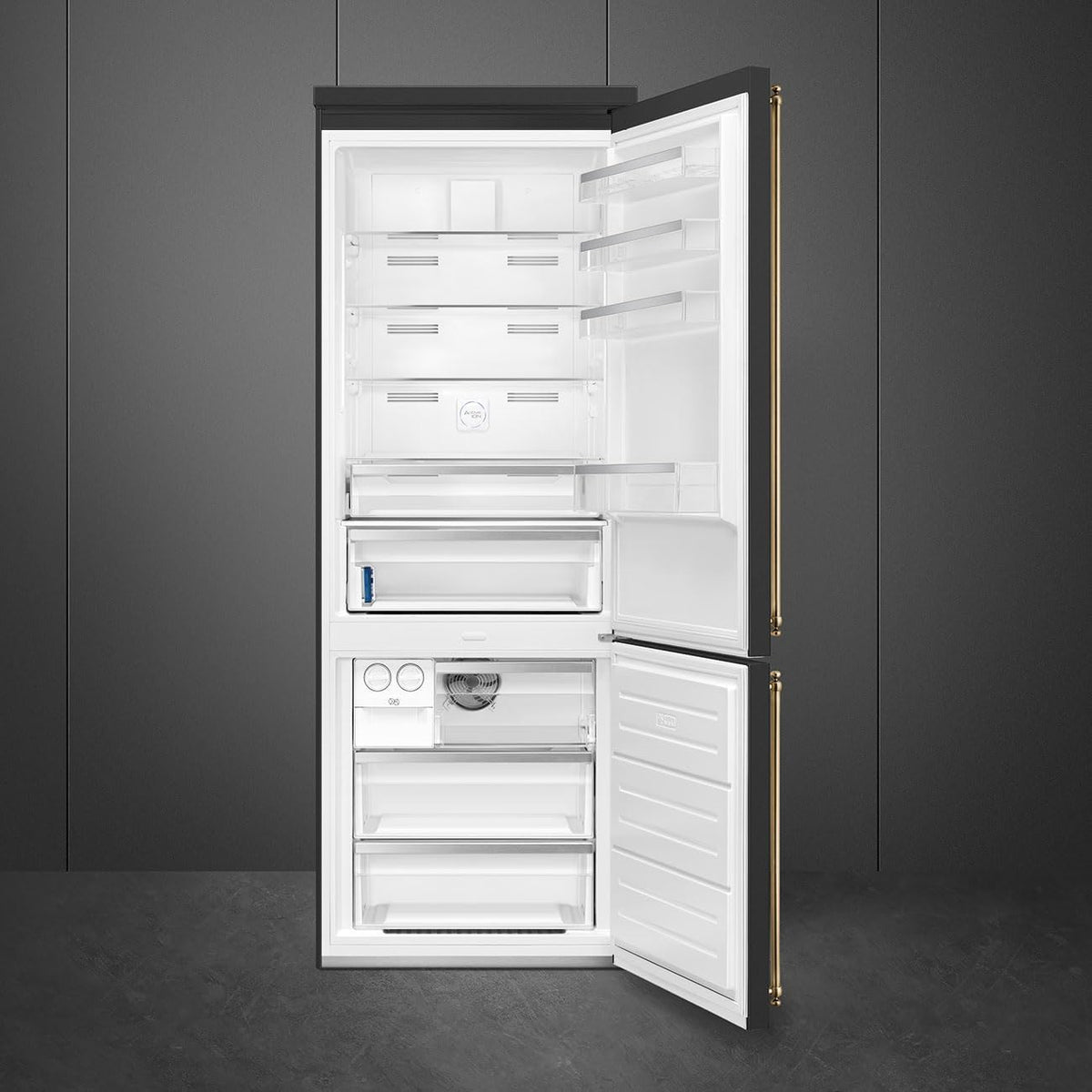 Combi SMEG FA8005RAO5 Anthracite 195 x 70 cm Droite