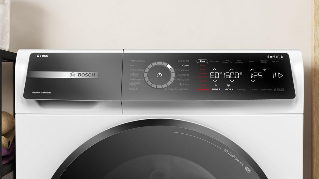 Bosch WGB256A2FR, Série 8, Lave-linge front, 10 kg, 1600 trs/min, Blanc