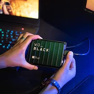 WD_BLACK P10 4 To Disque dur Externe Portable, Robuste et haute performance, Fonctionne avec PC et Console, Stocker jusqu'à 150 jeux, Noir