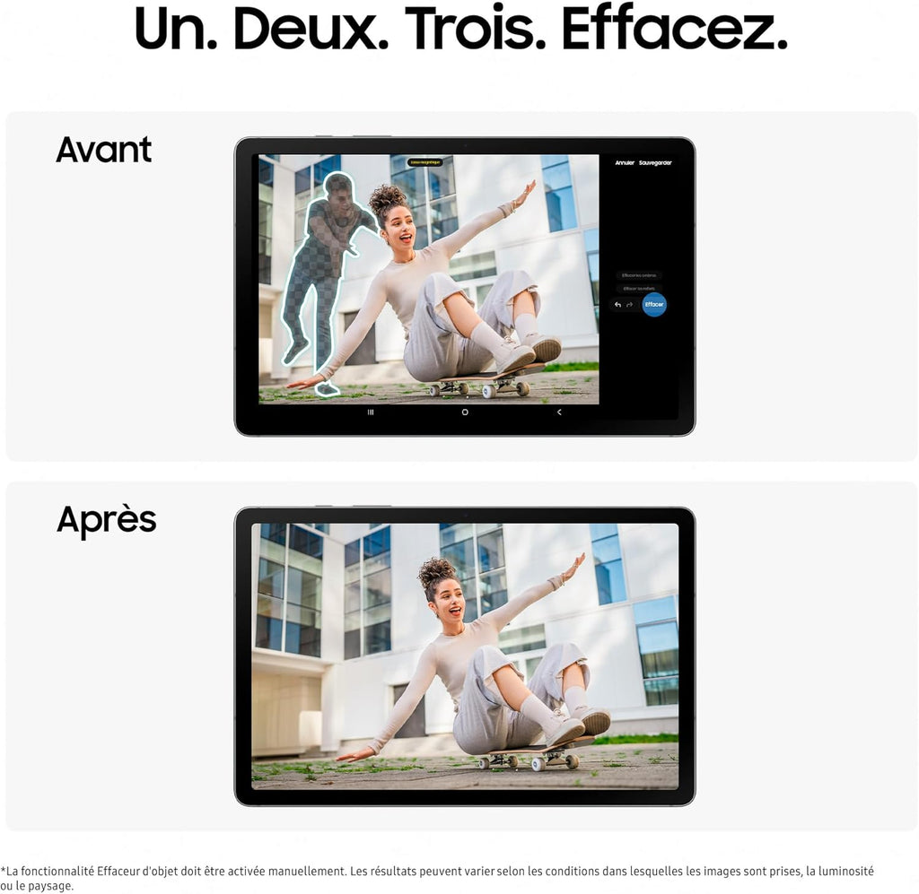 Tab S10 Lite, 10.9", Wi-Fi, 128Go, Tablette Android, S Pen Inclus, Corail, Chargeur Secteur Rapide 25W Inclus, Version FR