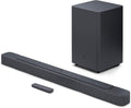 SoundBar 2.1 Deep Bass MK2, Barre de Son pour Télévision pour Système Audio de Divertissement, Design Compact avec Surround Sound, Noir