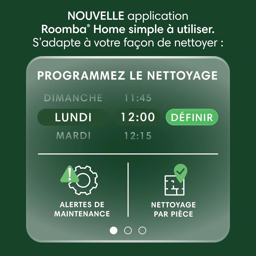 iRobot Roomba 105 Combo+AutoEmpty Dock - Robot Aspirateur Laveur 2en1 - Aspiration de 7KPa - Navigation LiDAR - Détection des Tapis - Zones de Nettoyage et d'Évitement - 4 Niveaux d'Aspiration - Blanc
