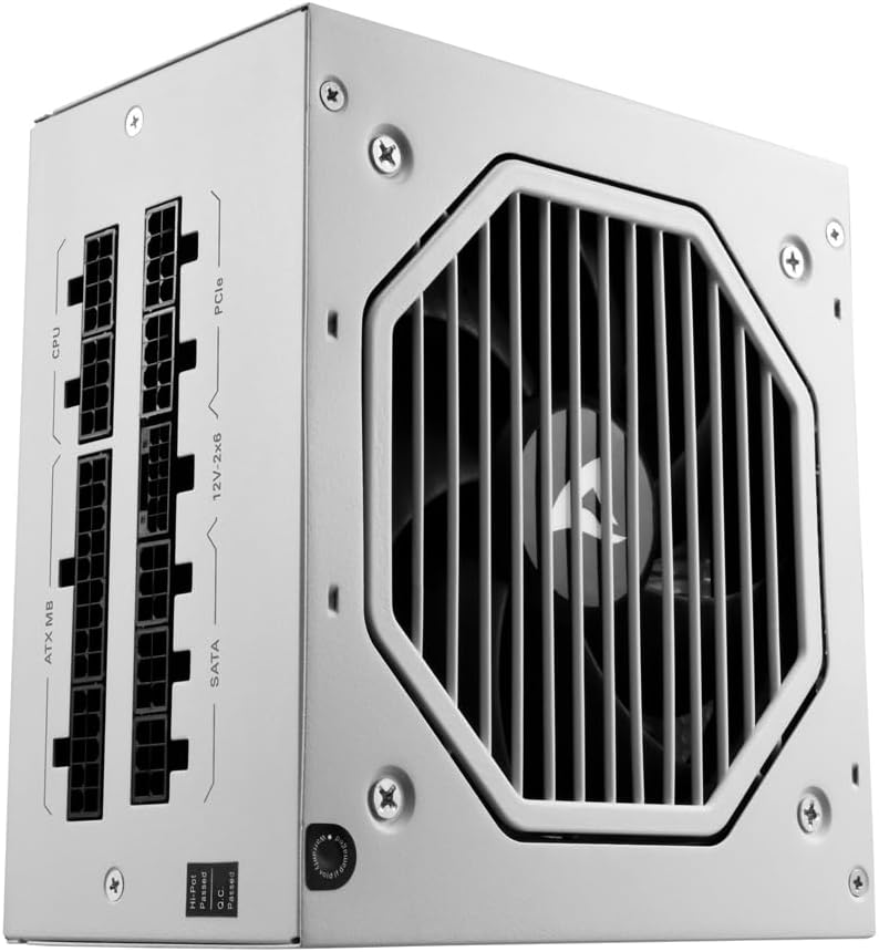 Sharkoon Rebel P20 Blanc 1000W, Full Modular, Cybenetics Gold