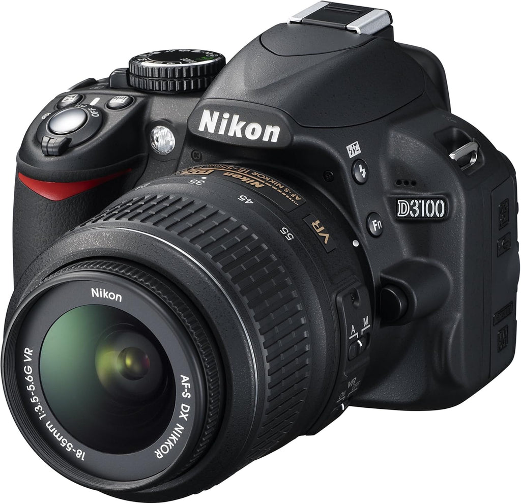 Nikon D3100 Appareil photo numérique Reflex 14.2 Kit Objectif VR 18-105 mm Noir