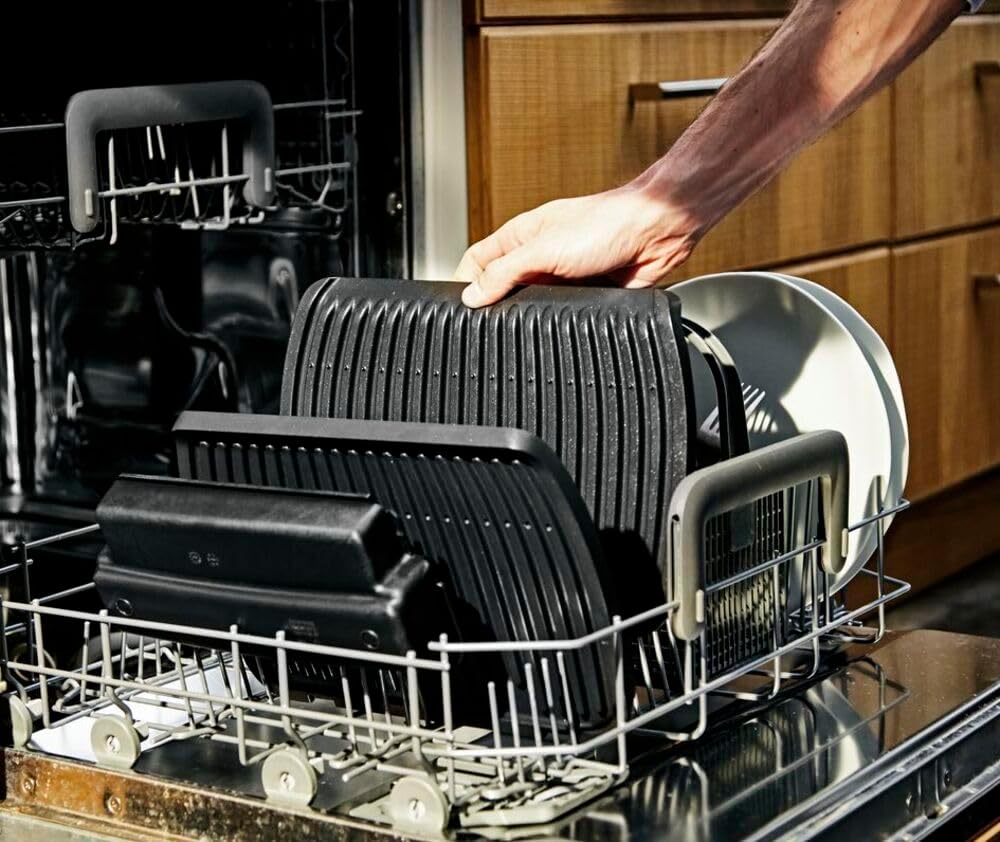 Tefal Grill électrique de table, 12 programmes automatiques, Mode manuel, Fonction aliments congelés, 2000 W, Livret recettes OptiGrill Elite GC750D30
