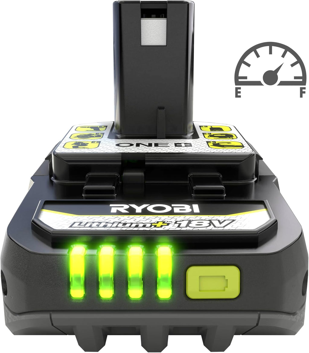 Visseuse à chocs 18 volts ONE+, sans fil, BRUSHLESS - 300 Nm - réception hex 1/4" - 1 Batterie 2Ah + Chargeur Rapide - 17 Emboutsde vissage