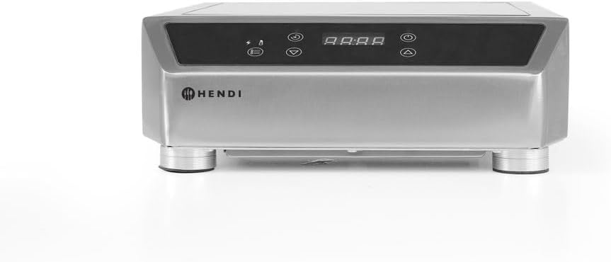 HENDI 239711 Plaque de Cuisson à Induction Modèle 3500 D 340 X 440 X 120 mm