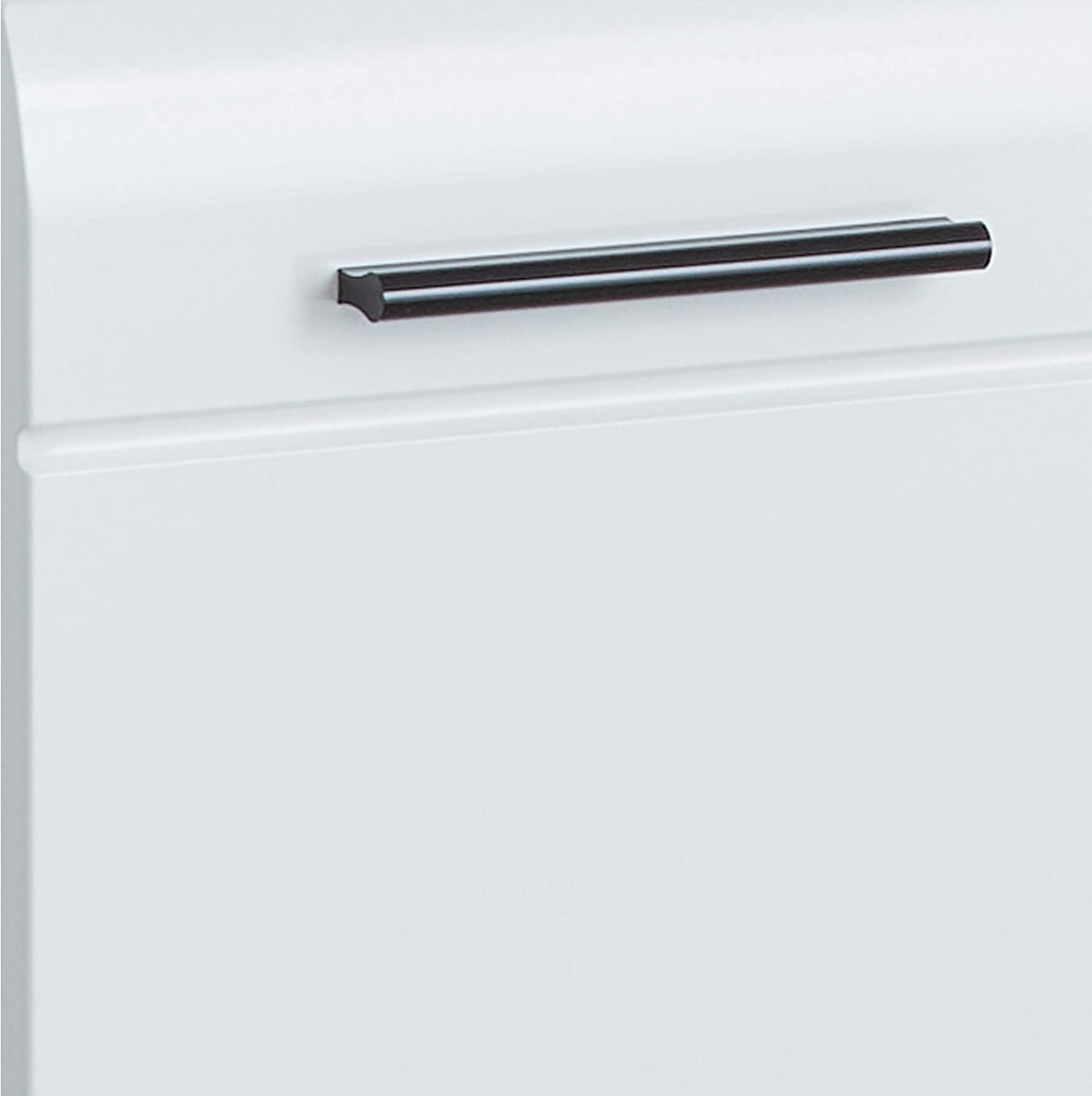 trendteam smart living Armoire Haute de Salle de Bain Schrank Skin 60 x 182 x 31 cm en Blanc Brillant avec Beaucoup d’Espace de Rangement