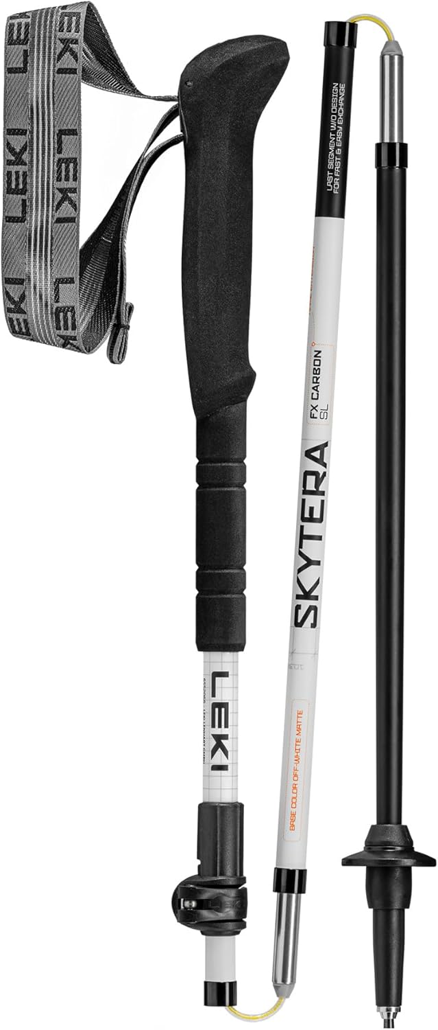 LEKI Skytera FX Carbon SL Bâtons de Marche Pliables et légers pour randonnée, Emballage Rapide et Alpinisme